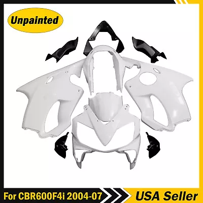 Unpainted Fairing Kit Fit For Honda CBR600F4I 2004-2007 ABS Injection Bodywork • $204.90