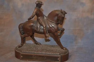 Vintage Metal Paul Revere With Horse By Jennings Mfg • $125