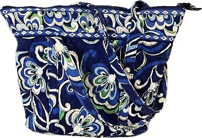 Vera Bradley Mediterranean Blue - Beautiful Rich Colors - Cotton - Zippers • $18