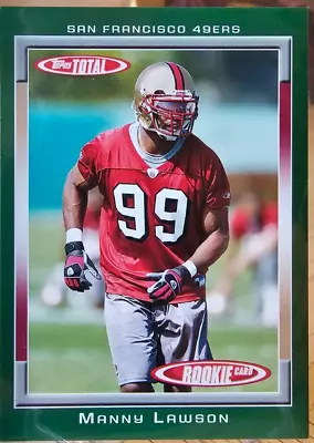 2006 Topps Total #535 Manny Lawson RC San Francisco 49ers • $1.49