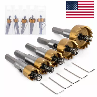 5PCS Hole Saw Tooth Kit HSS Steel Drill Bit Set Cutter Tool For Metal Wood Alloy • $11.99
