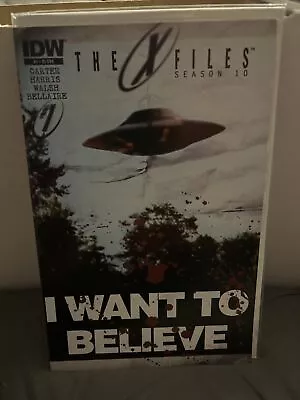 X-Files Season 10 #1 Joe Corroney Variant Cover Retailer Incentive IDW Harris Ri • $89.99