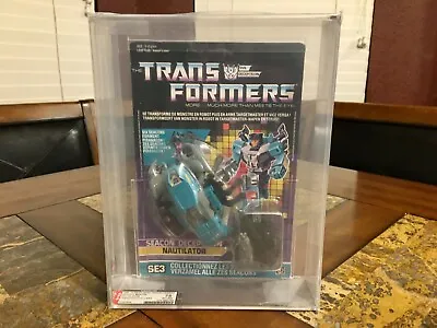 Transformers Hasbro 1988 Nautilator Seacon New Sealed European G1 Afa 75 Rare! • $649.99