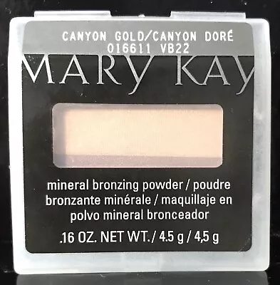 New In Package Mary Kay Mineral Bronzing Powder Canyon Gold Full Size Fast Ship • $8.95