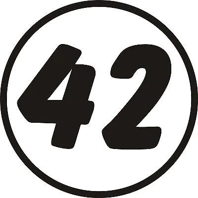 3x 250mm Race Rally Numbers Window Stickers Motorsport Trackday Car Roundel • £13.99