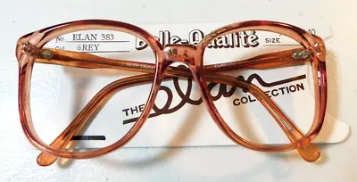 Vintage ELAN 383 Grey 52/20 P3 Plastic Eyeglass Frame New Old Stock #311 • $6.99