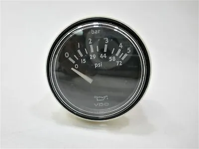 VDO N02124545 5 Bar 72 PSI 24V Marine Boat Engine Motor Oil Pressure Gauge *NEW* • $45.99