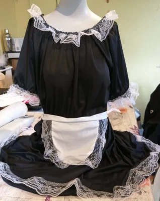 £16.99 • Buy Rocky Horror Magenta Maid Dress, Small Apron Size 20 - 22