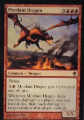 Mordant Dragon - Worldwake: #85 Magic: The Gathering NM R6 • $1.39