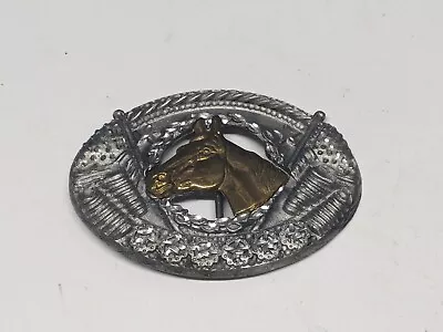 Horse Head 2 Tone Belt Buckle • $9.99