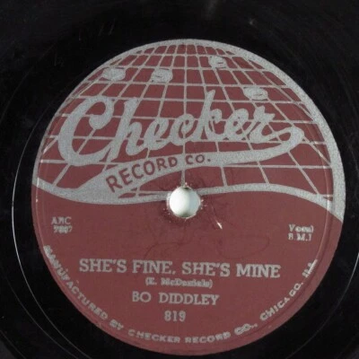 $8 • Buy Blues 78 BO DIDDLEY She's Fine, She's Mine CHECKER 819 V+ HEAR 769
