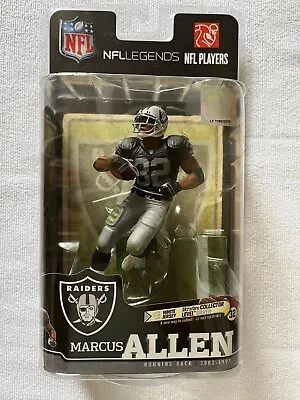 NFL McFARLANE MARCUS ALLEN #32 RAIDERS  LEGENDS Series 6 Black Jersey  HOF • $69.95