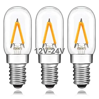 12V 24V T7 Edison Night Bulbs DC 12Volt 24Volt LED Candelabra Light Bulb For ... • $20.62