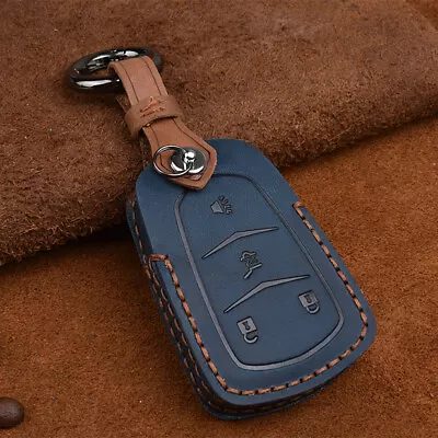 Leather Car Remote Key Cover Case Fob For Cadillac CT6 ATS CTS XTS SRX XT5 15-19 • $16.99