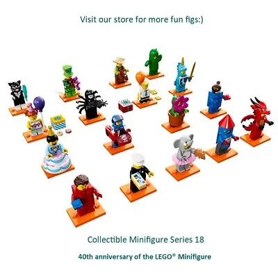 New Lego 71021 Series 18 Collector Minifigure Series Pick Your Party! New • $11.95