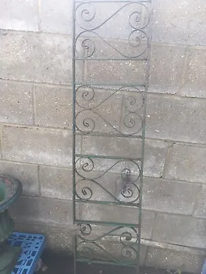 £55 • Buy Decorative Wrought Iron Railing Panel With Scroll Design X 1