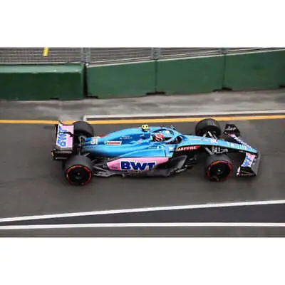 Minichamps 1/18 BWT Alpine F1 Team A522 - Fernando Alonso - Australian GP 2022 D • $395