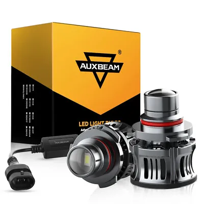 PAIR AUXBEAM LED Fog Driving Light Bulbs 9005 9145 6500K White High Power Kit • $37.99