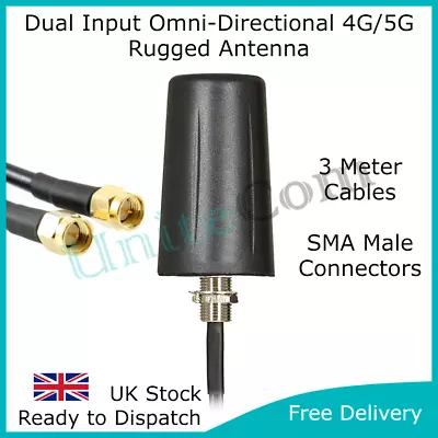 £42.85 • Buy 5G 4G MiMo Outdoor Broadband Mobile Antenna Anti Vandal Vehicle External Huawei