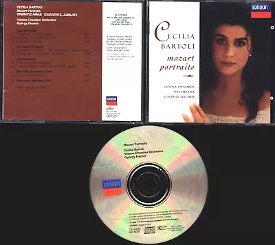 Cecilia Bartoli Mozart Portraits Vienna Chamber Orchestra Gyorgy Fischer Cd • $9.95