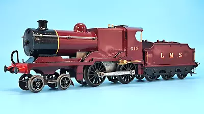 Kit Built - O Gauge Clockwork Locomotive - 4-4-0 LMS Class 2P  Maroon '619' • £149.99