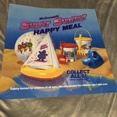 $12 • Buy Mcdonalds Translite Sign Happy Meal