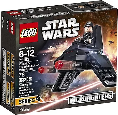 LEGO 75163 Star Wars Krennic's Imperial Shuttle Microfighters Space Ship New  • $25.99