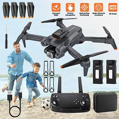 4K Foldable Drone FPV Mini Drone RC Quadcopter Headless Helicopter Drone 2.4Ghz • £26.92