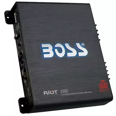 1 Boss Audio Systems R3002 Amplifier 2 Ch 600 Watt Max Trunk Car • £124.91