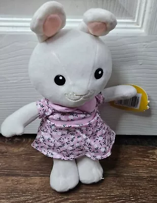 Farm Families White Bunny Rabbit Soft Plush Cuddly Toy 10  Floral Dress Teddy • £8.99
