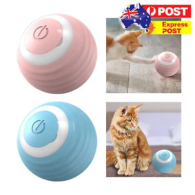 Interactive Smart Cat Toy Automatic Rolling Cat Ball Self-Moving Kitten Pet Toys • $10.49