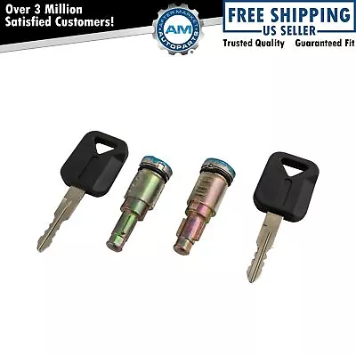 Front Outside Door Lock Cylinder Pair 2pc Set With Keys For Volvo VNL Truck • $21.90