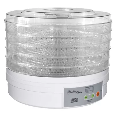 Healthy Choice Food Dehydrator 5 Tier/Layer/Temperature Control/Meat/Jerky/Fruit • $61