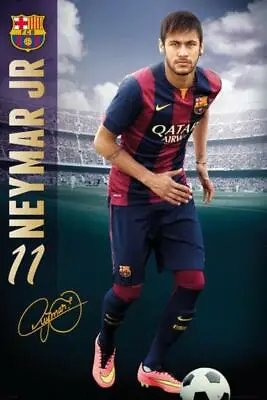 FC Barcelona Neymar Jr Soccer Sports Cool Wall Decor Art Print Poster 24x36 • $13.98