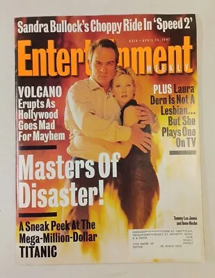 Entertainment Weekly Magazine #376 April 25 1997 Volcano Tommy Lee Jones • $13.80