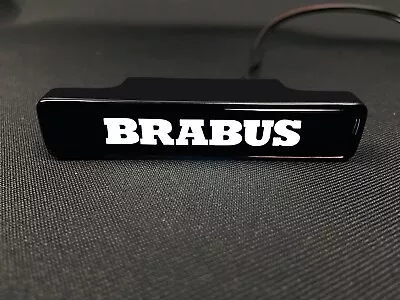 Mercedes White Brabus Style Illuminated Grille Badge Emblem Light G S E C GLE • $225