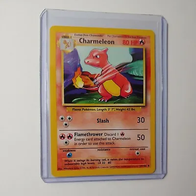 $9.95 • Buy 4th Print Base Set Charmeleon 24/102 Uncommon Pokemon Card Near Mint NM