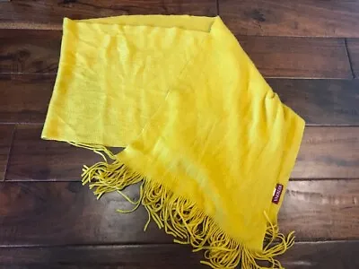 Merona Mustard Yellow Solid Blanket Scarf EUC • $7.99