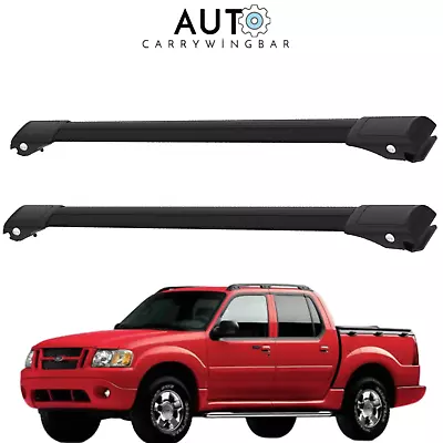 Roof Rack Cross Bars For Ford Explorer Sport Trac 2001-2005 Aluminium Black 2Pcs • $129.99