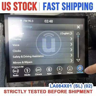 2017-20 8.4  Uconnect 4C UAQ LCD Display Touch Screen Radio Navigation Digitizer • $139