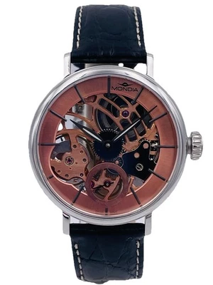 Orologio Da Uomo OCHSTIN OC62003 Scheletrato Quadrato – Cinturino NATO Rosa, Movimento Automatico Senza Batteria - 4