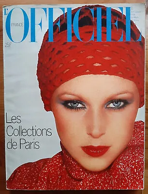 L'Officiel Magazine March 1976 N. 622  The Paris Collections  Edition • $14.53