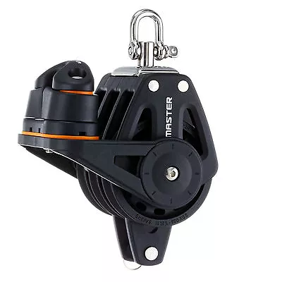 【Master】50mm Triple/Swivel/Becket/Cam Cleat Plain Bearing Boom Vangs Block • $96.64