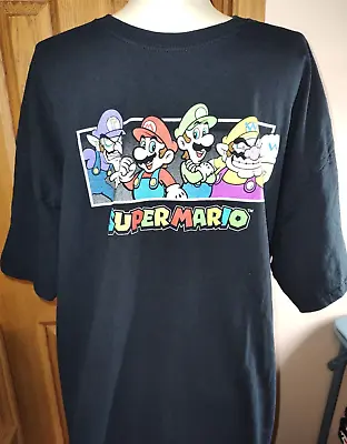 Super Mario Bros T-shirt Nintendo Video Cartoon Game Size 2XL XXL  • $9.95