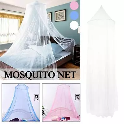 UK Mosquito Net Canopy Dome Fly Insect Protect Double King Bed Tent Mesh Curtain • £6.89