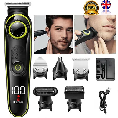 Professional Electric Mens Hair Clippers Shaver Trimmers Machine Cordless Beard • £20.58