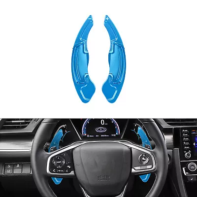 Blue Steering Wheel Paddle Shifter Extension For Honda Civic Acura MDX RDX ILX • $27.99