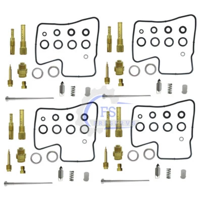$14.95 • Buy 4x Carburetor Repair Rebuild Kit For Honda V65 Magna VF1100C V65 Sabre VF1100S