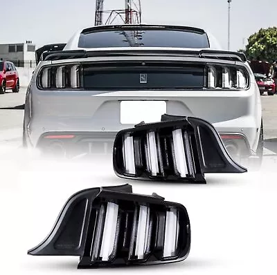 LED Tail Lights For 2015-2022 Ford Mustang Euro Style Sequential Signal Lights • $272.75