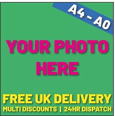 PRINTING High Quality Satin Paper Finish Print A0 A1 A2 A3 A4 POSTERS PHOTOS • £8.99